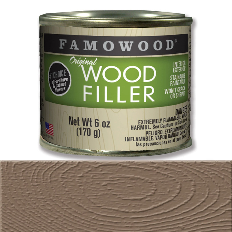 Wood Filler - Solvent Based - 6 oz - Color:Walnut